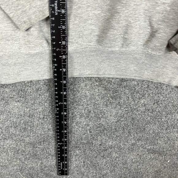 Starter Crewneck Sweatshirt Mens L Gray Plain Pullover Classic Athletic Vintage - Picture 4 of 7